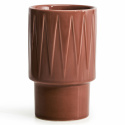 Lattemugg \'Coffee & More\' - Terrakotta/Brun