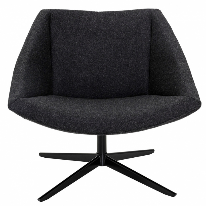 Fåtölj 'Elegant' - Svart/Sammet - Bloomingville
