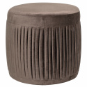 Sittpuff \'Pleat\' - Grå/Sammet