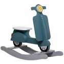 Gunghäst \'Scooter\' - Blå/Trä