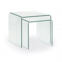 Sidobord \'Burano\' Set - Transparent