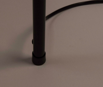 Golvlampa - Svart & natur