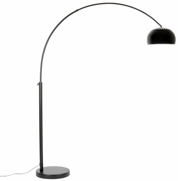 Golvlampa 'Metal Bow' - Svart