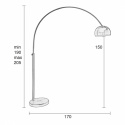 Golvlampa \'Metal Bow\' - Svart