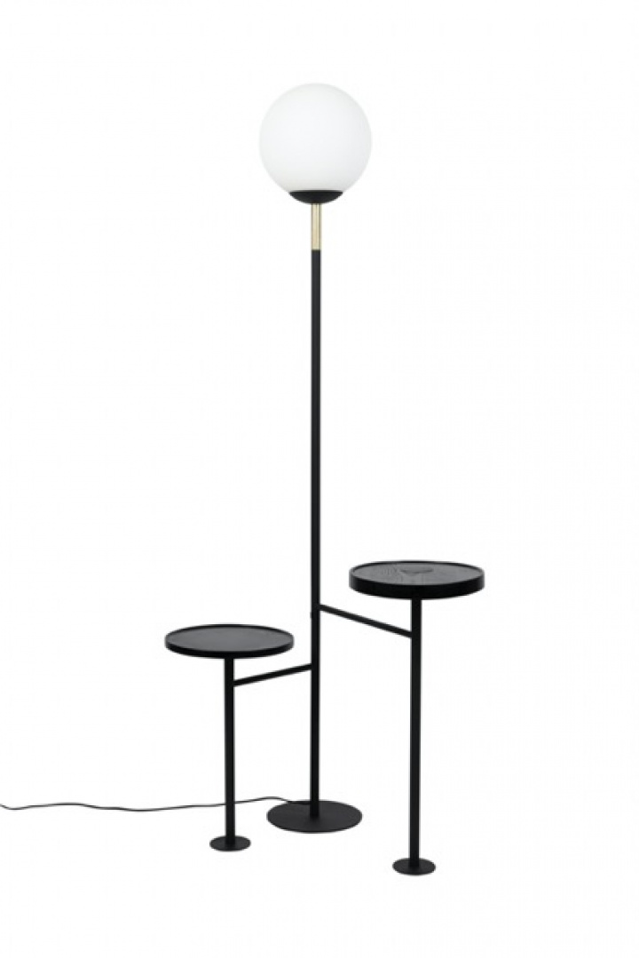 Golvlampa 'Orion' 25x58 - Svart