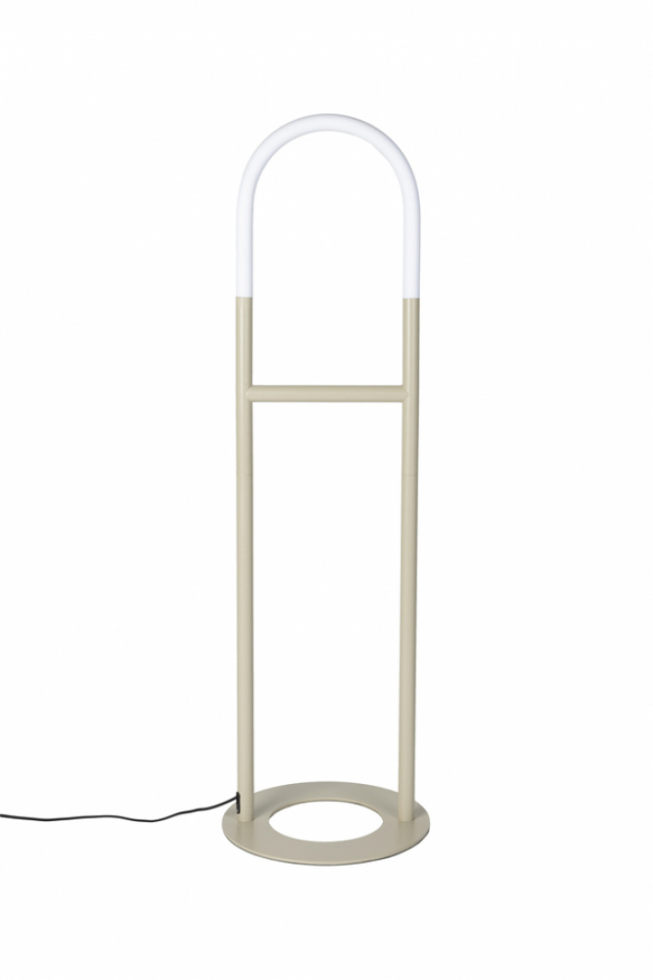 Golvlampa 'Arch' - Beige