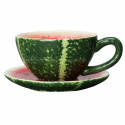 Kopp och assiett \'Watermelon\'