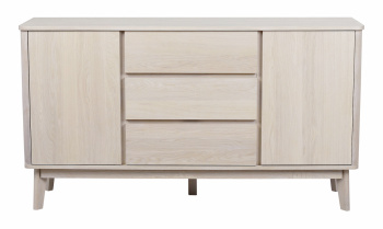 Sideboard \'Yumi\' - Vitpigmenterad Ek