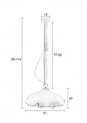 Taklampa Dek 51 - Vit