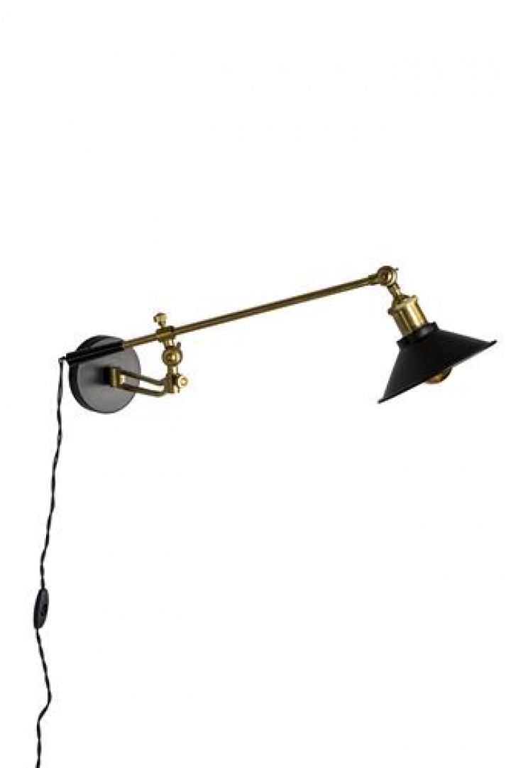 Vägglampa 'Penelope' - Svart