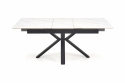 Matbord \'Platan\' 140-180cm - Vit/svart