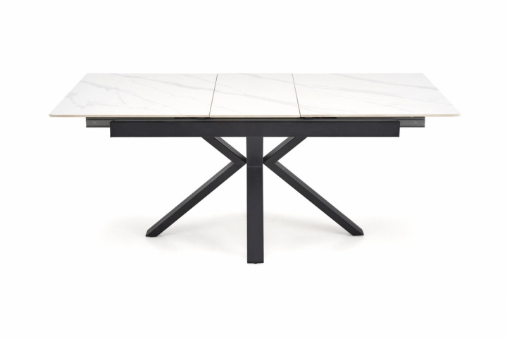 Matbord \'Platan\' 140-180cm - Vit/svart i gruppen Möbler / Bord / Matbord hos Reforma (5905248135529)