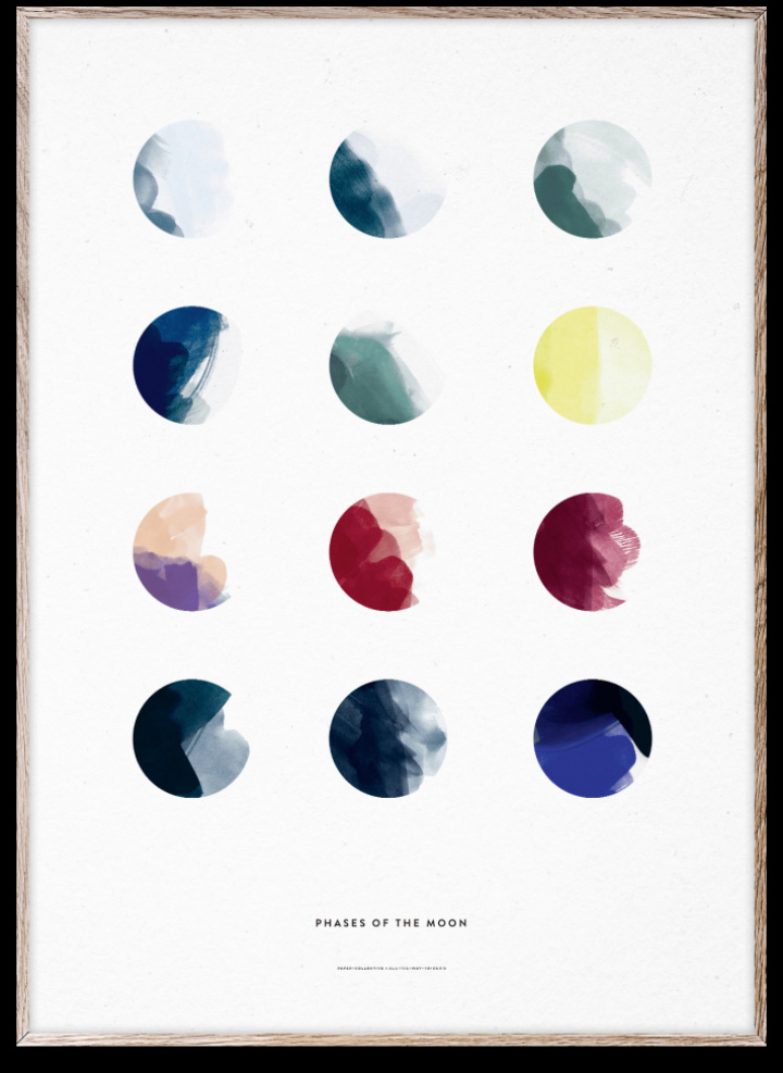 Poster 'Moon Phases' 50x70 - Multi
