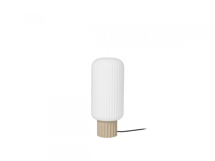 Bordslampa 'Lolly' - Beige/Vit