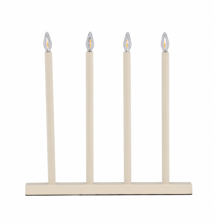 Adventsljusstake \'Åre\' - Biege i gruppen Belysning / Lampor / Julbelysning hos Reforma (61836-102)