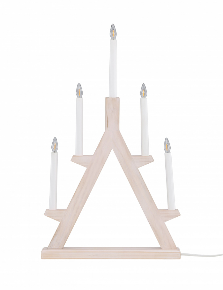 Adventsljusstake \'Tallmo\' - Vit i gruppen Belysning / Lampor / Julbelysning hos Reforma (61839-130)