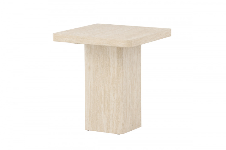 Soffbord \'Qvart\' 50x50cm - Beige i gruppen Möbler / Bord / Soffbord hos Reforma (62061-999)