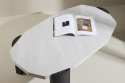 Soffbord \'Kres\' 125x71cm - Beige/Svart