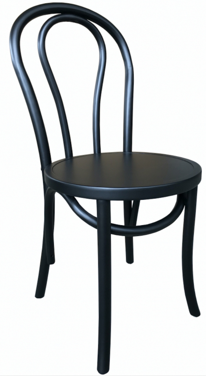 Stol \'Bistro\' - Tr/Svart i gruppen MBLER / Sittmbler / Stolar hos Reforma (64015-black)