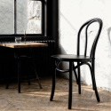 Stol \'Bistro\' - Trä/Svart