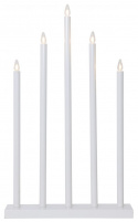 Adventsljusstake \'Holy\' 5 Lampor - Vit