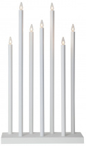 Adventsljusstake \'Holy\' 7 Lampor - Vit