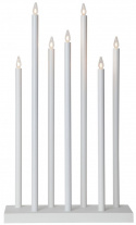 Adventsljusstake \'Holy\' 7 Lampor - Vit
