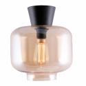 Taklampa \'Plafond Ritz\' - Amber/Svart
