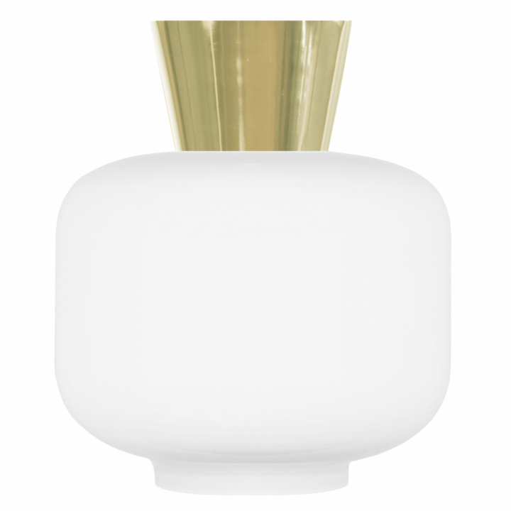 Taklampa 'Plafond Ritz' - Vit/Mässing