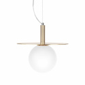 Taklampa \'Art Deco\' - Vit
