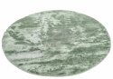 Rund matta \'Aranga Super Soft Fur\' 80cm - Grön