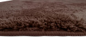 Ryamatta \'Aranga Super Soft\' 60x120cm - Mörkbrun