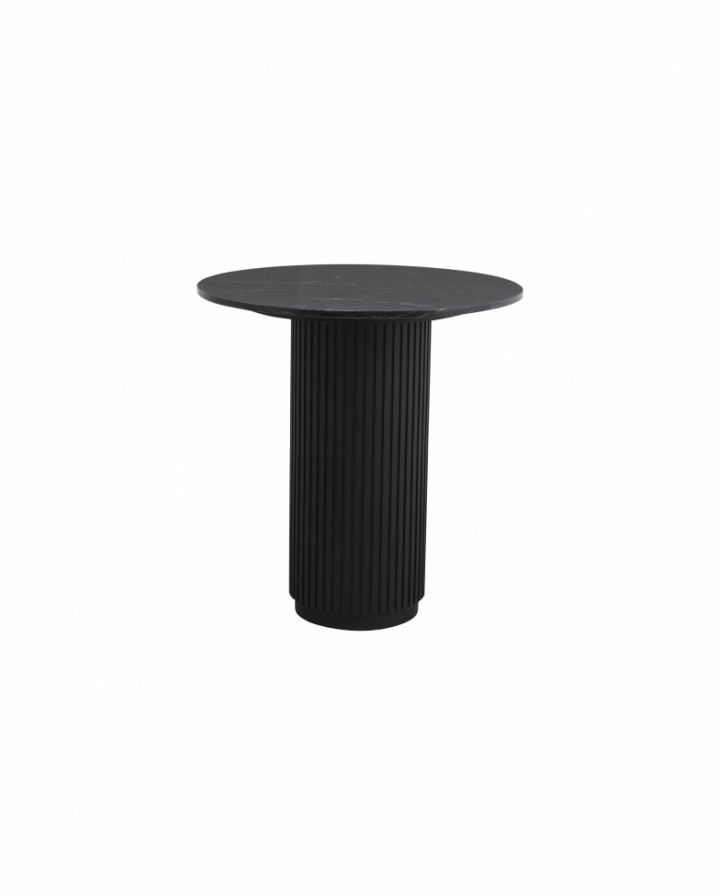Cafebord \'Erie\' - Svart/Marmor i gruppen Möbler / Bord / Sidobord hos Reforma (6941)