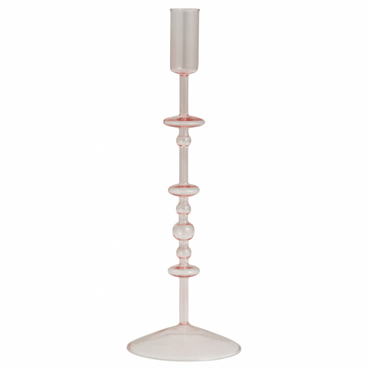 Ljusstake 'CHIROS' - Ljusrosa L