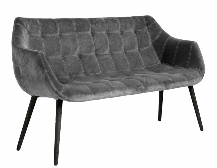 Soffa - Grå/Sammet