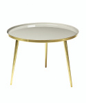 Soffbord Jelva - Mässing och Grå Large