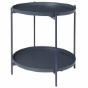 Brickbord \'Tristan\' - Metall/Blå 40cm