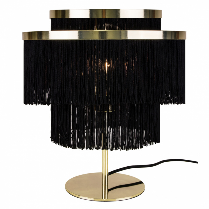 Bordslampa 'Frans' - Svart