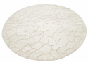 Rund matta \'Cora\' 80cm - Vit