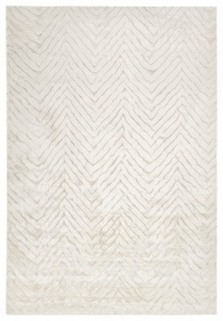 Ryanmatta \'Wren\' 80x160cm - Vit i gruppen Inredning / Mattor / Ryamattor hos Reforma (7350118817136)