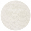 Rund Matta \'Wren\' 80cm - Vit