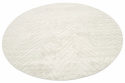 Rund matta \'Wren\' 80cm - Vit