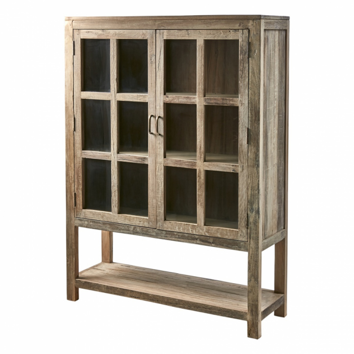 Vitrinskåp \'Riko\' 160cm - Återvunnet trä i gruppen Möbler / Hyllor & förvaring / Sideboards hos Reforma (737-514-00)