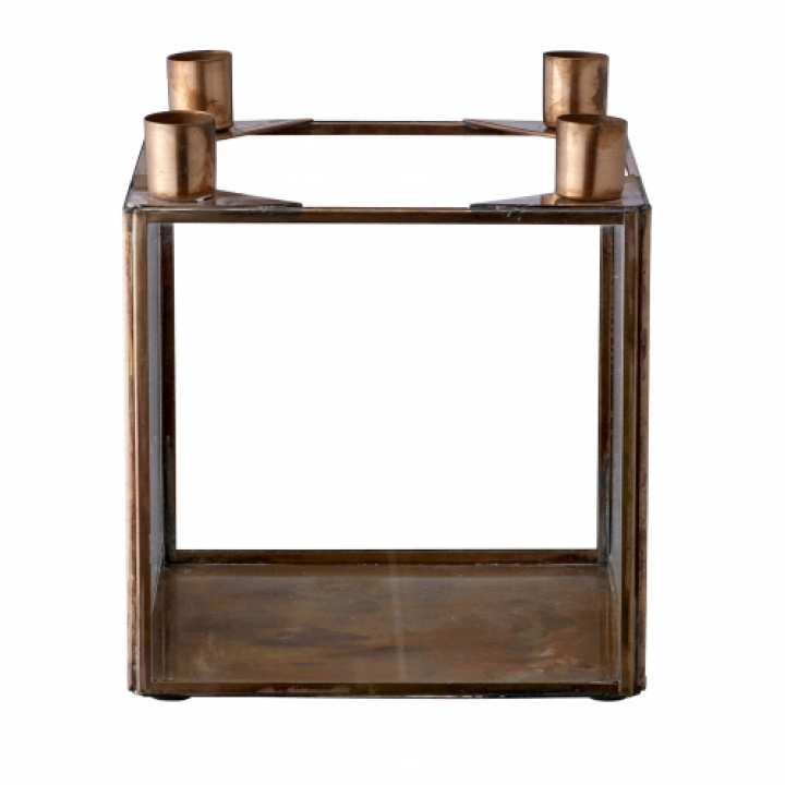 Ljusstake Kopparfärgad - 4 ljus - Bloomingville