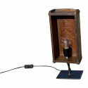 Lampa av tegellåda Vintage - Natur