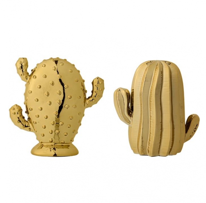 Kaktus 2 st - Guld - Bloomingville