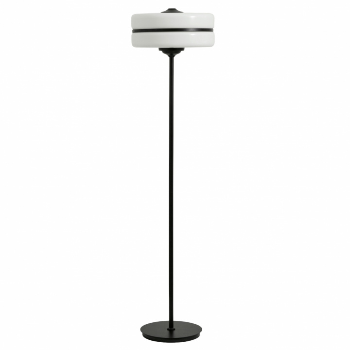 Golvlampa 'Stander' - Vit/Svart