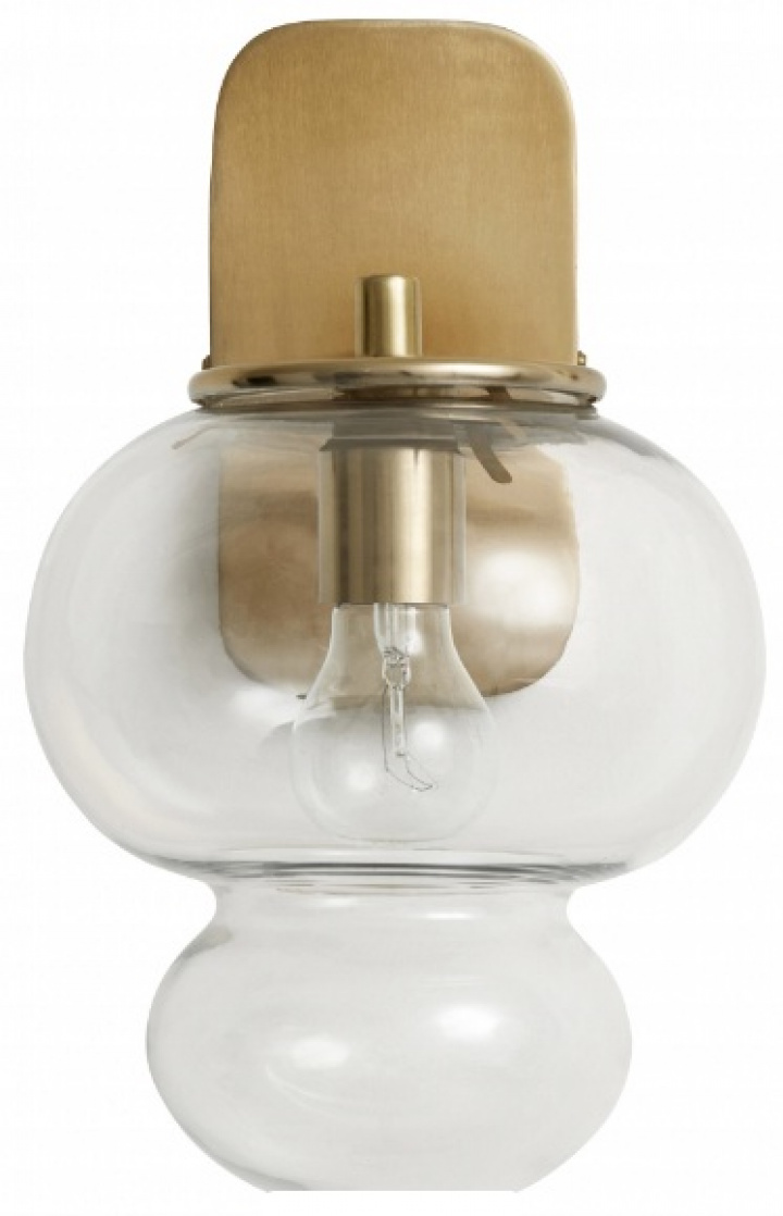 Vägglampa 'Bubble' - Mässing - Nordal