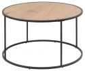 Soffbord \'Hydra\' 80cm - Natur/Svart