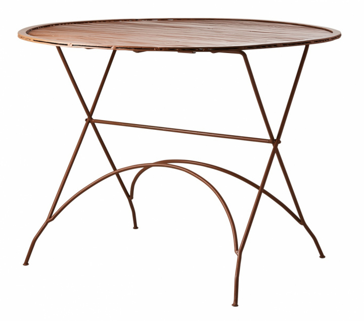 Bord \'Visby\' Runt 61cm - Orange i gruppen Möbler / Utemöbler / Trädgårdsbord hos Reforma (797-731-03)